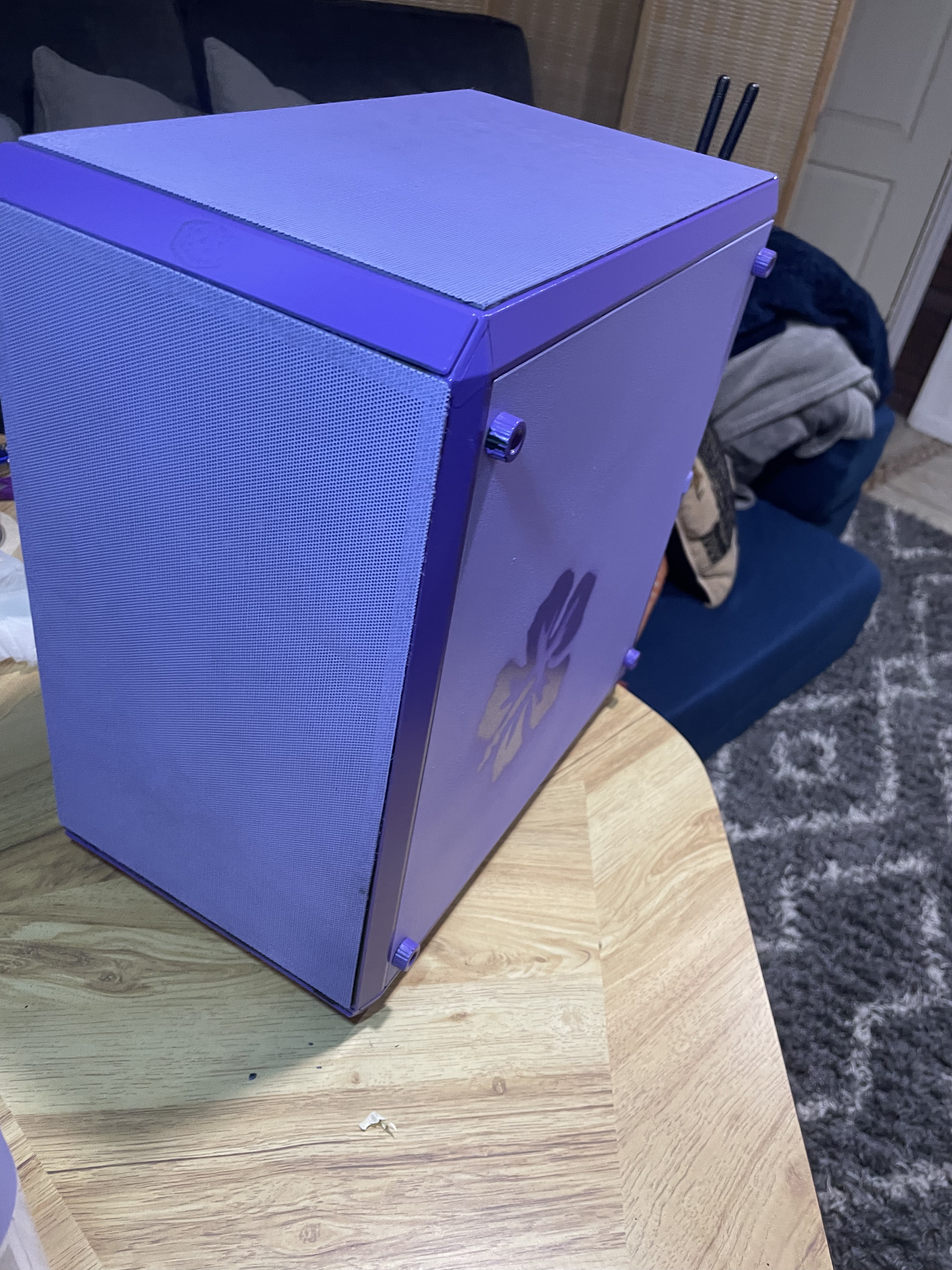 Purple Flower build lighting result